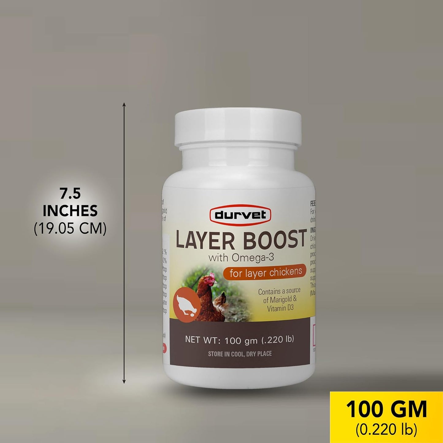 Durvet Healthy Flock Poultry Layer Boost 100gm