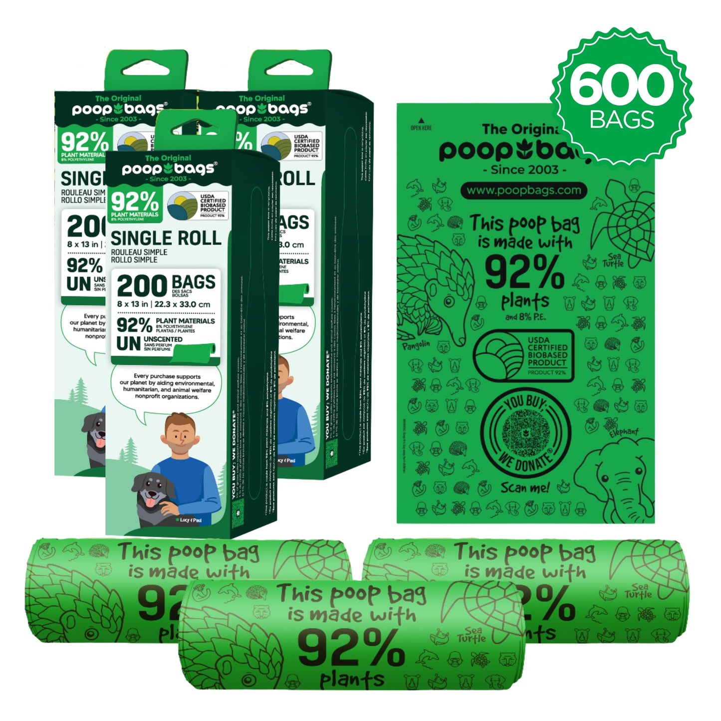 Bulk Roll Poop Bags