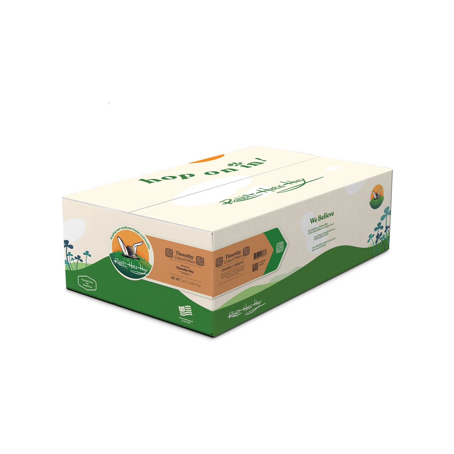 Rabbit Hole Hay All Natural Timothy Hay Cubes