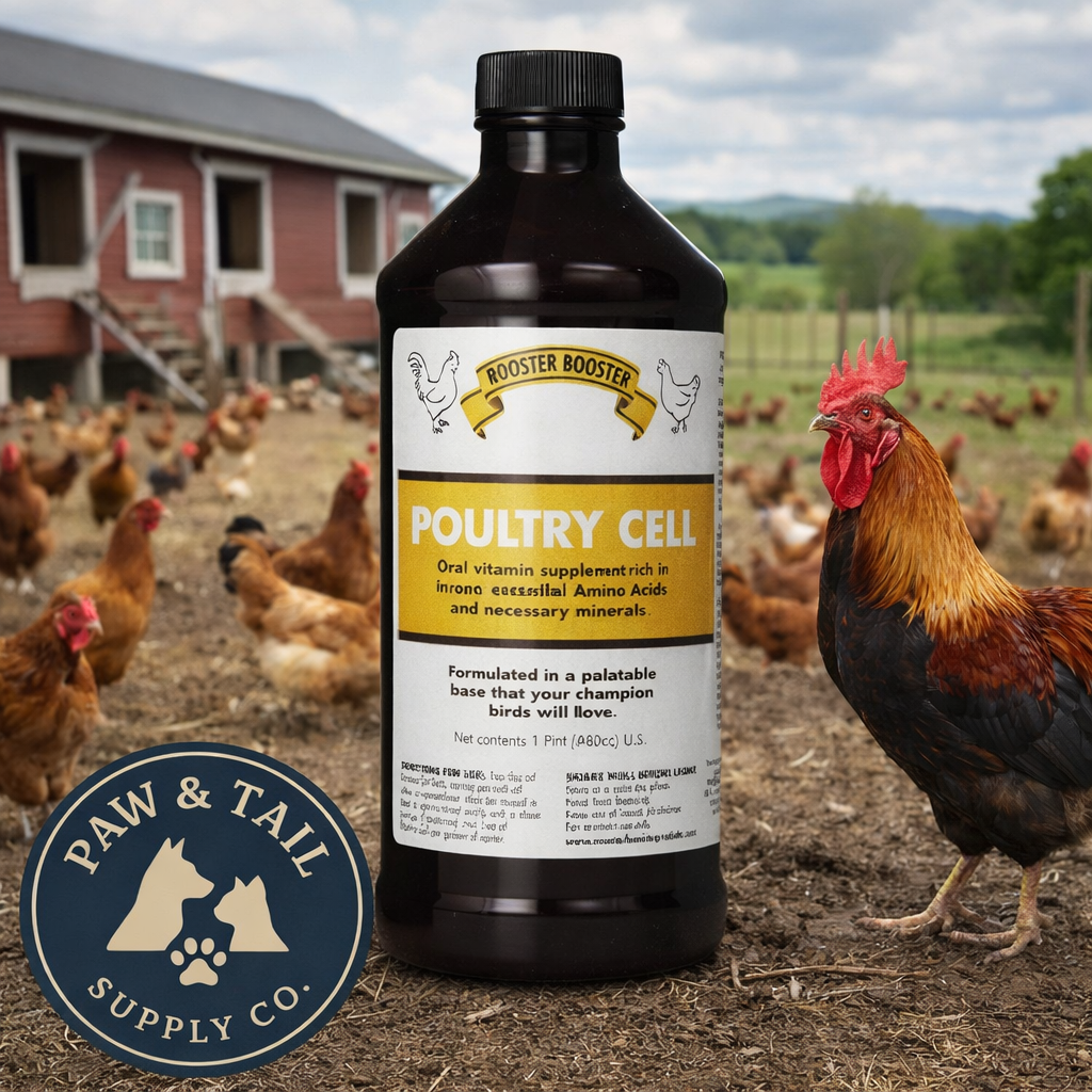 Rooster Booster Poultry Cell Bird Vitamin Supplement 16 oz.