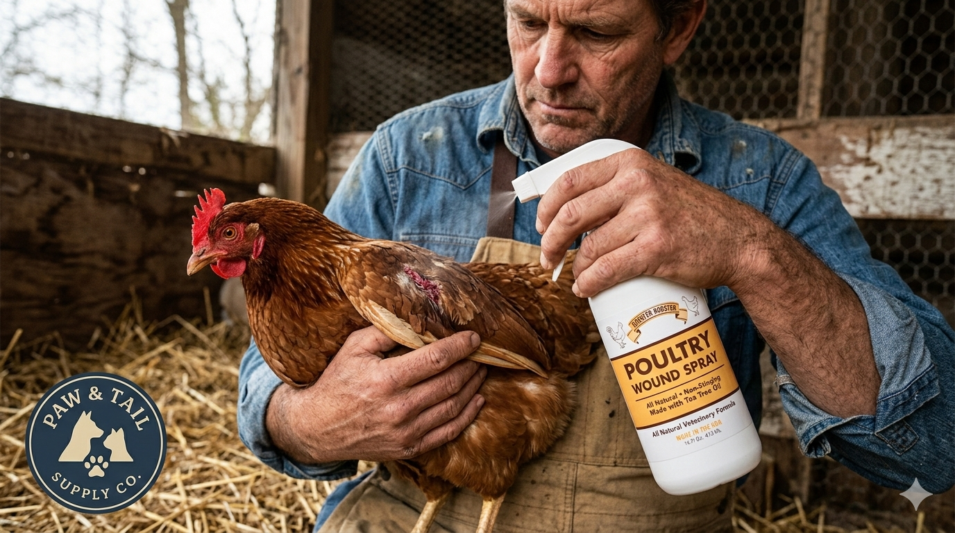 Rooster Booster Poultry Wound Spray 16 oz.