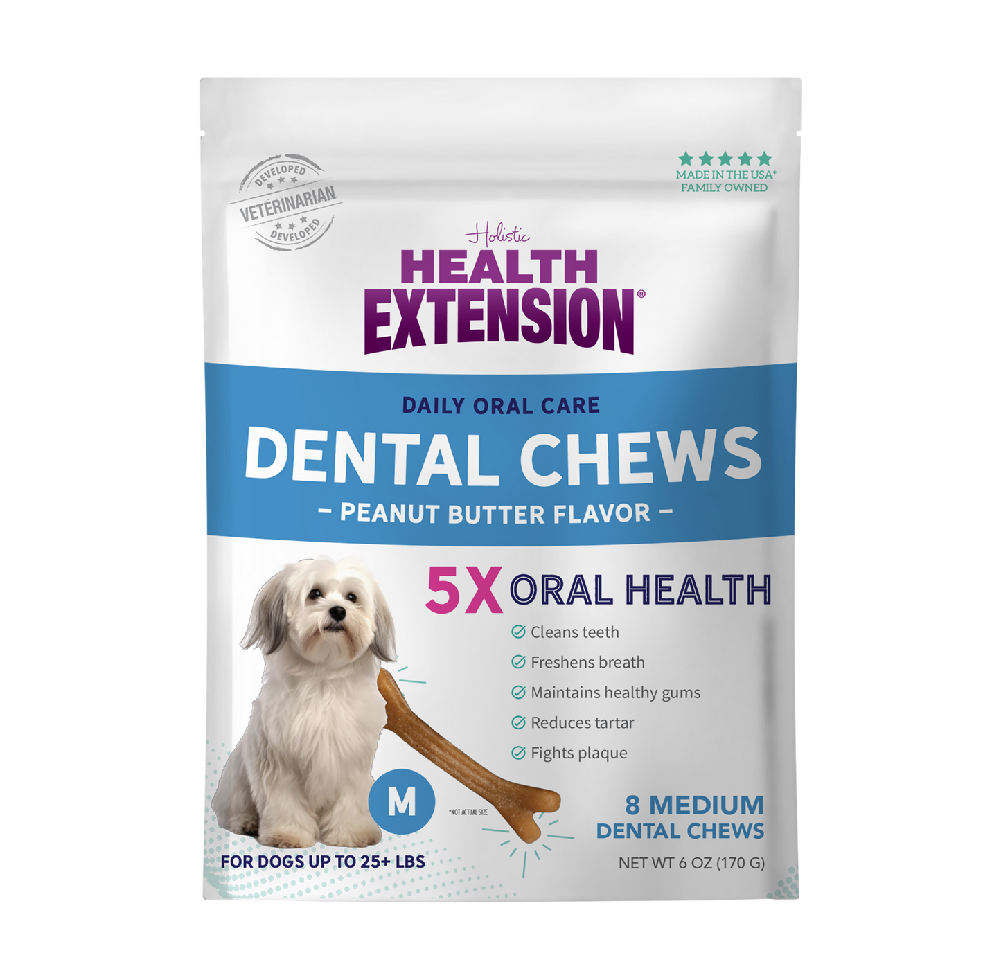 Peanut Butter Dental Bones