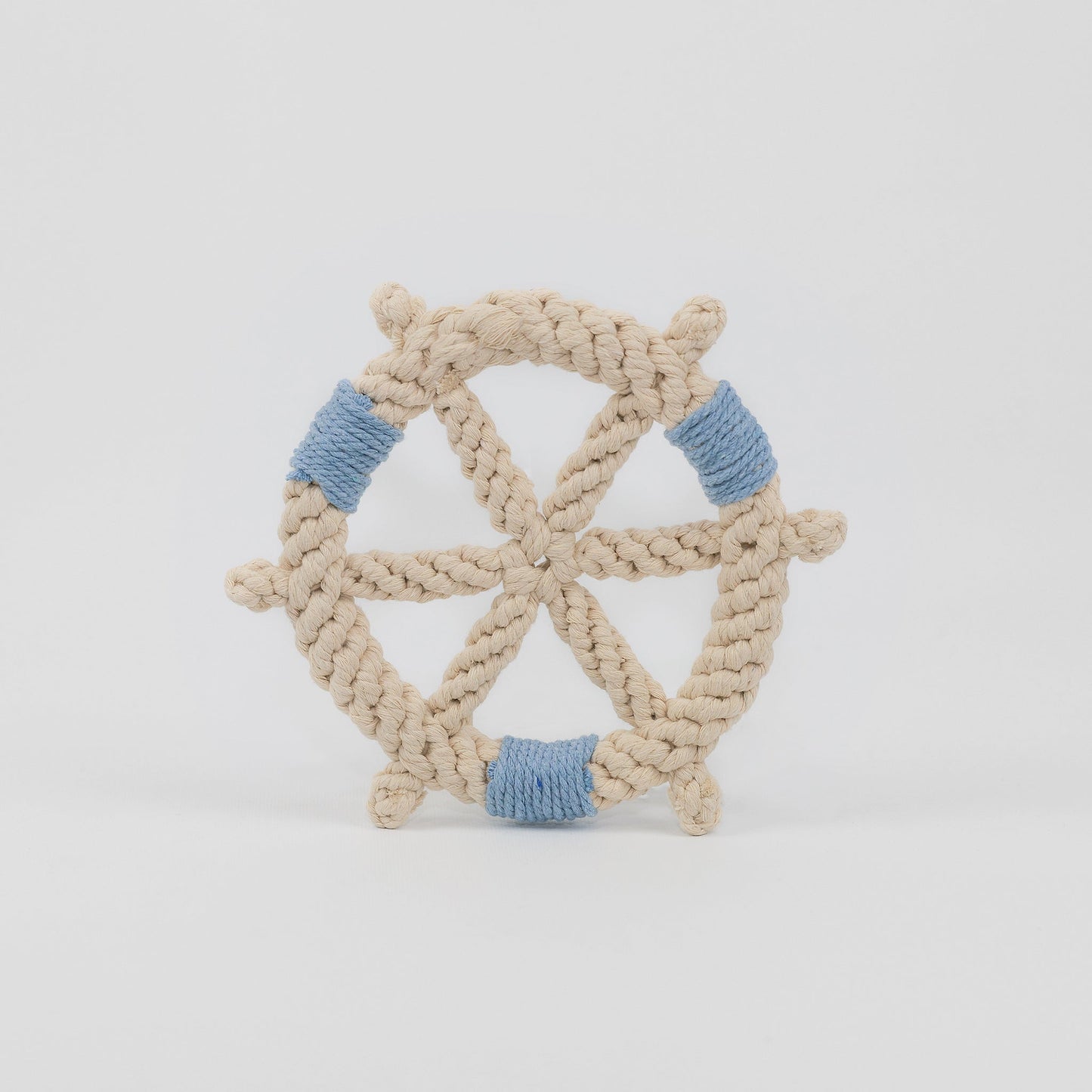 Color wheel Macrame Rope Pet Toy