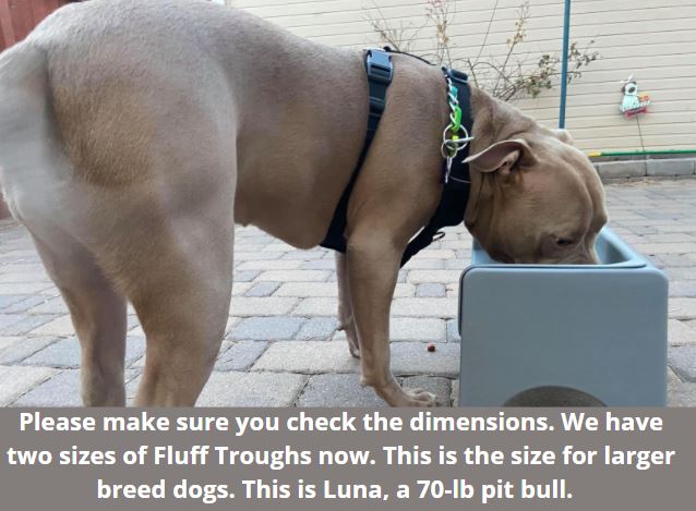 Fluff Trough XL Silicone Insert Set
