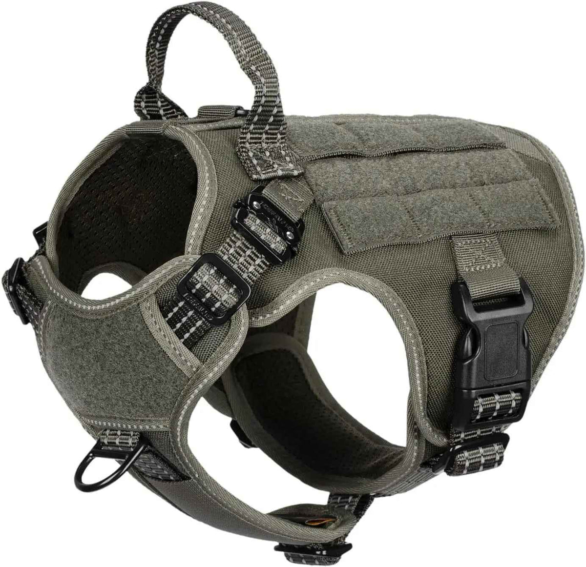 No-Pull Tactical Dog Harness with Handle –Heavy-Duty Adjustable Vest (all sizes)
