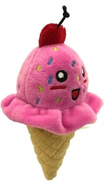 Pink Ice Cream Dog Toy