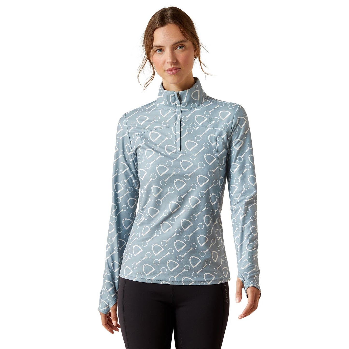Ariat Women's Lowell 3.0 Long Sleeve 1/4 Zip Baselayer Shirt โ Soft, Breathable, Performance Riding Top
