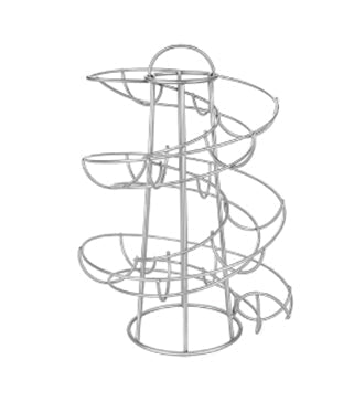 Egg Skelter Spiral Organizer β Fresh Egg Storage for Home Kitchens