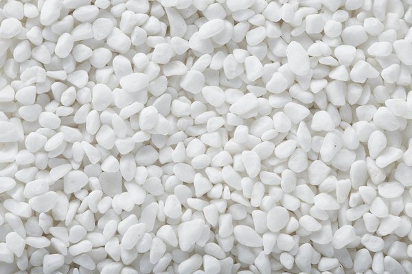 Exotic Pebbles White Pebbles for Aquarium and Moss Ball Glass Terrarium 1 Cup