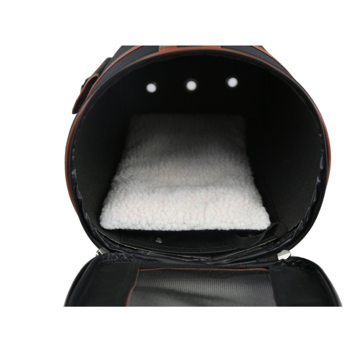 Pet Life ® 'Bark Avenue' Cylindrical Airline Approved Fashion Designer Posh Pet Dog Carrier