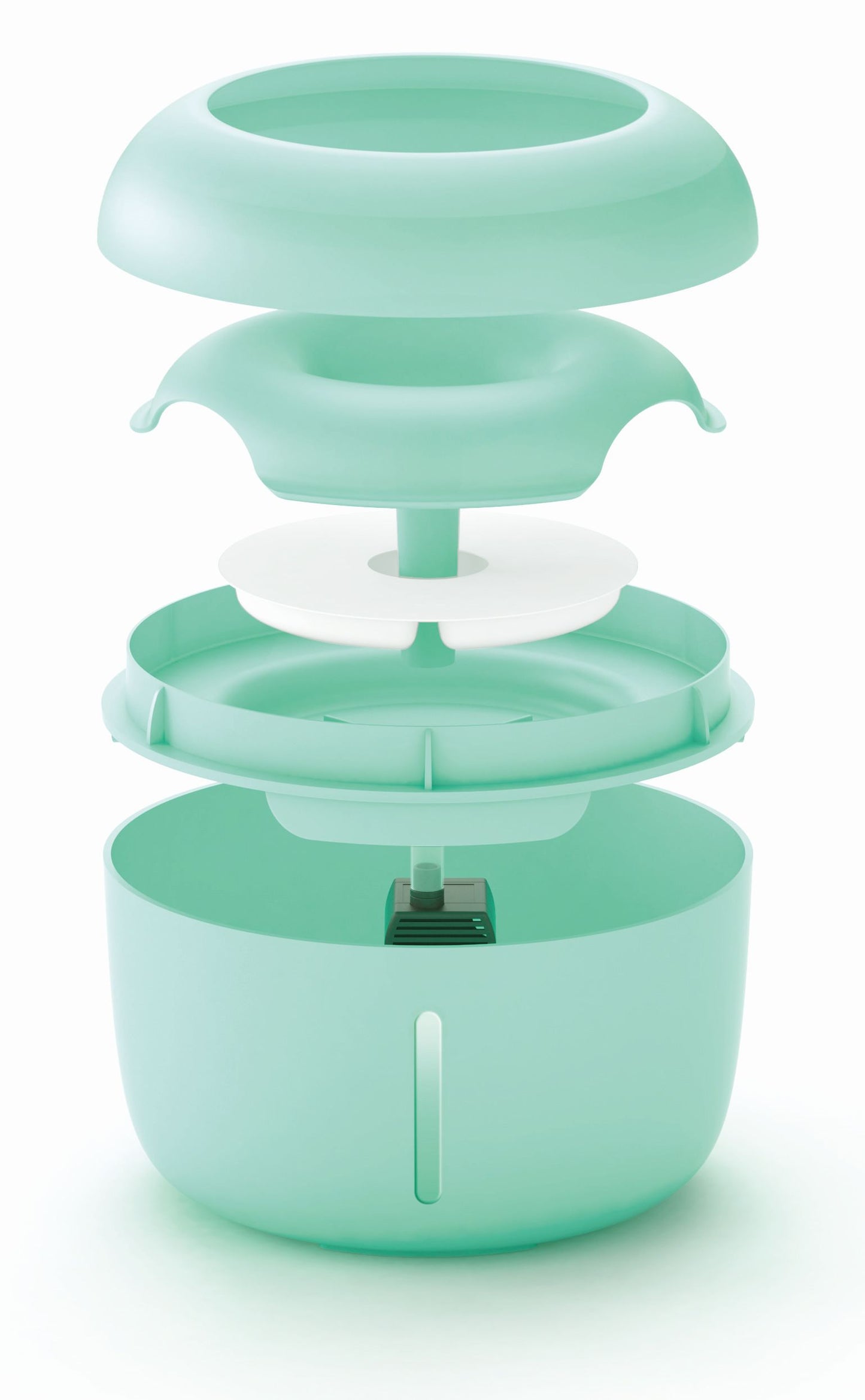 Pet Life ® 'Moda-Pure' Ultra-Quite Filtered Dog and Cat Fountain Waterer