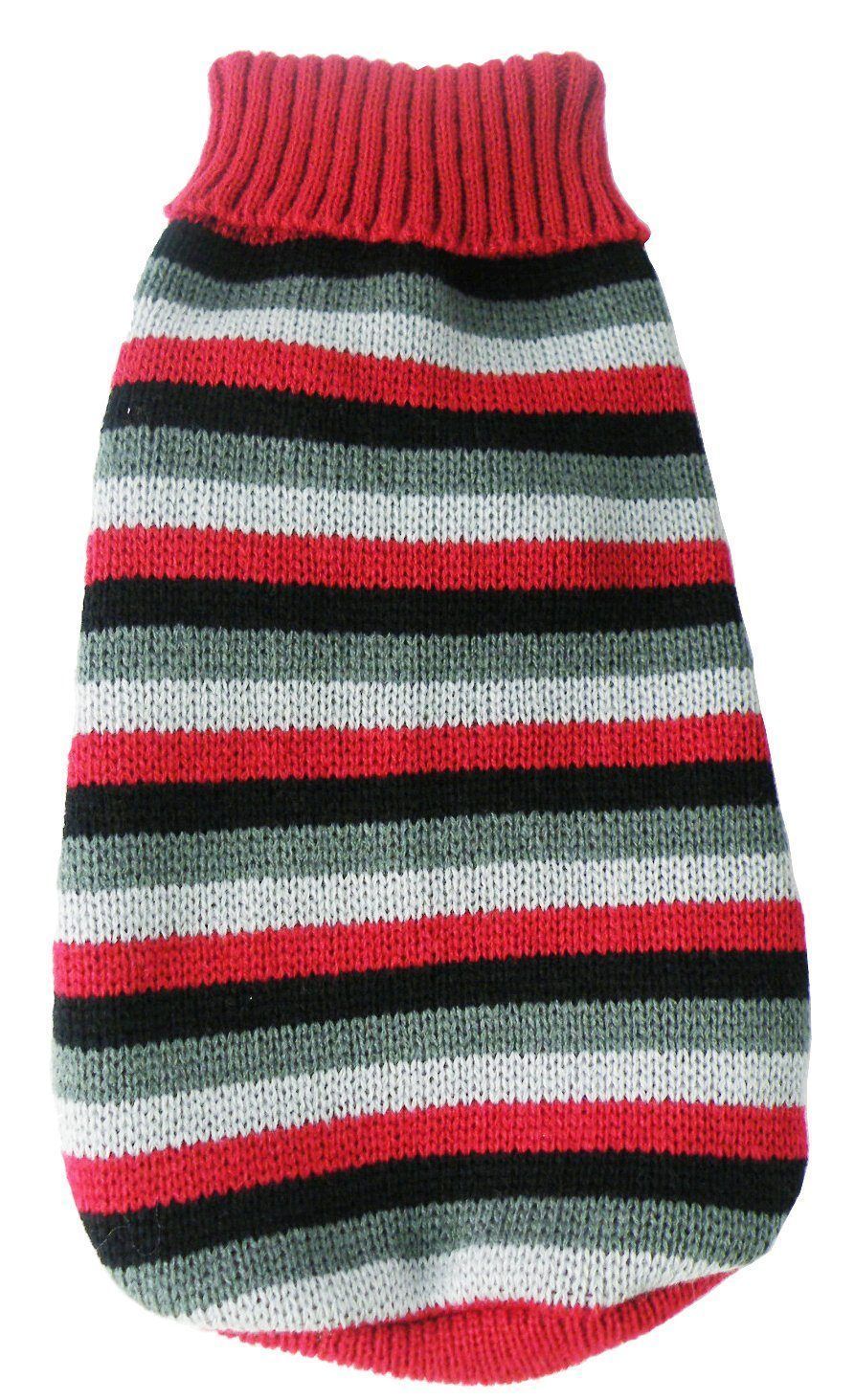 Pet Life ® 'Polo-Casual Lounge' Cable Knitted Designer Turtle Neck Dog Sweater