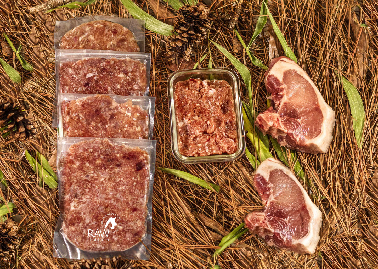 Raw PMR Pork Meal Blend for Cats & Dogs β Prey Model Raw | Raw Instincts Florida
