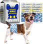 Male Dog Diapers 60 Count Disposable Belly Bands Leakproof Absorbent