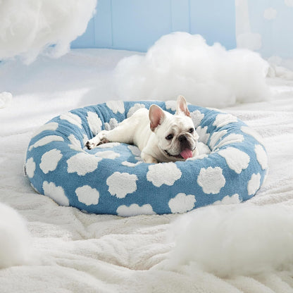 LE SURE Donut Dog Bed – 7 Sizes, 5 Patterns