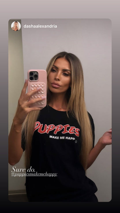 Puppies Keep Kids Off Drugs and Alcohol| Uni-Sex Crewneck Tee