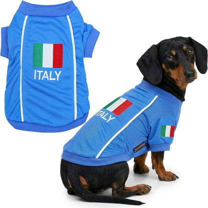 Parisian Pet Soccer Jersey for Dogs – Breathable Mesh Team Jersey, XS–5XL