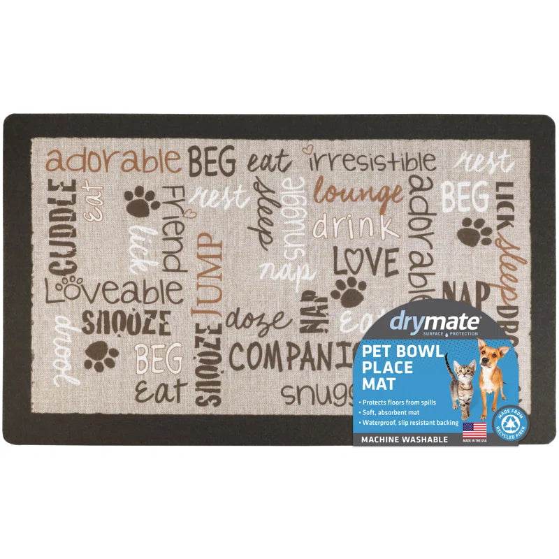 Premium Pet Bowl Placemat – Absorbent & Waterproof