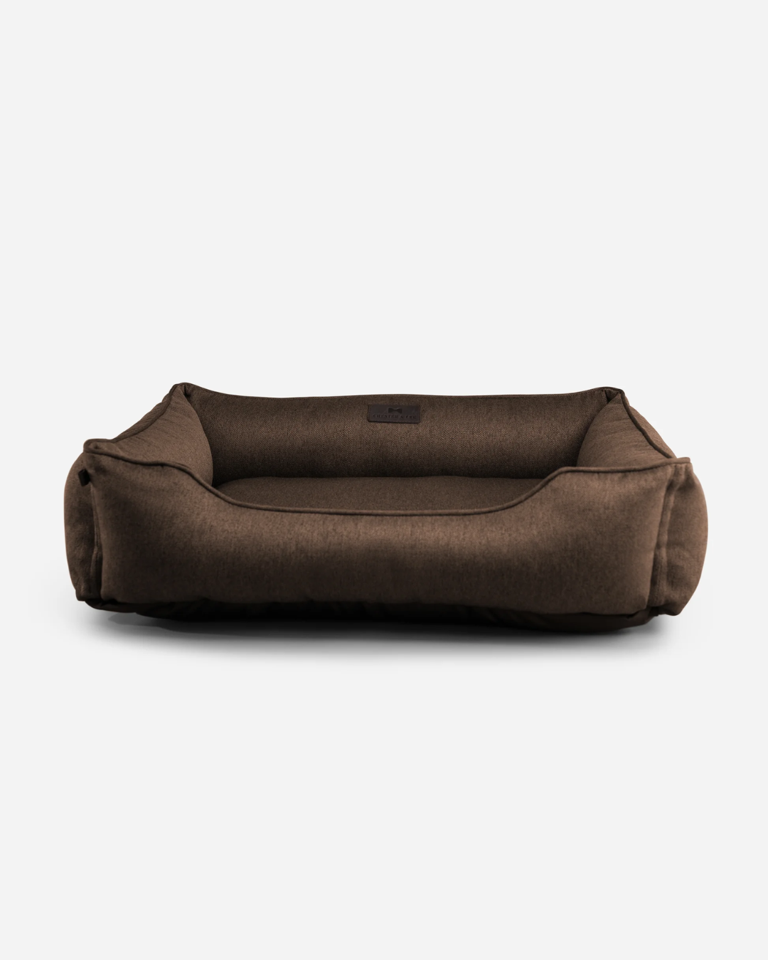 Cotton Sleeper Dog Bed Brown