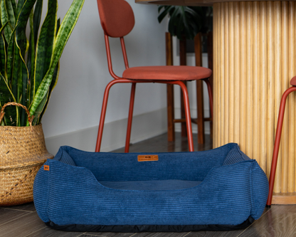 Fancy Corduroy Sleeper Dog Bed