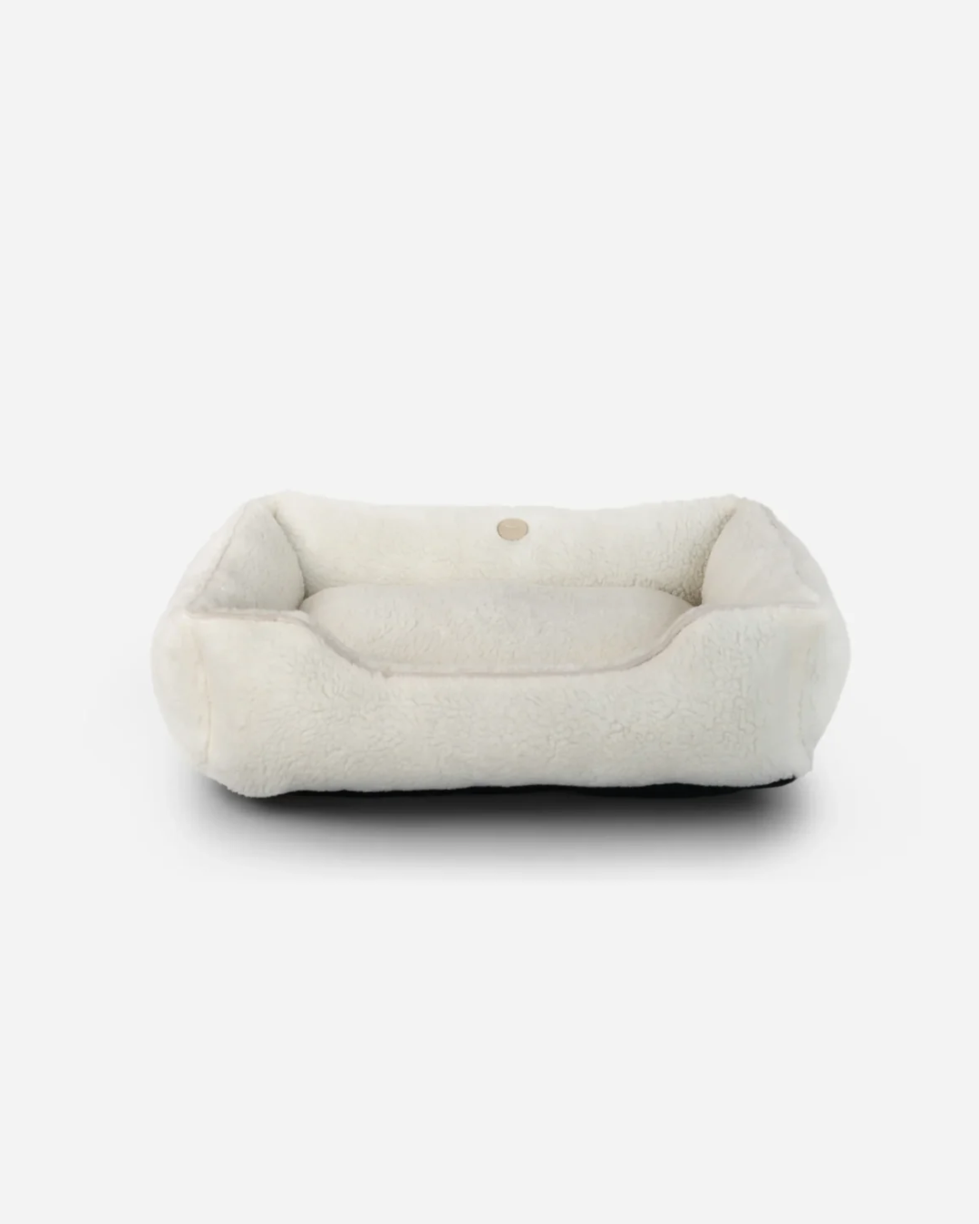 Furry Sleeper Dog Bed Beige