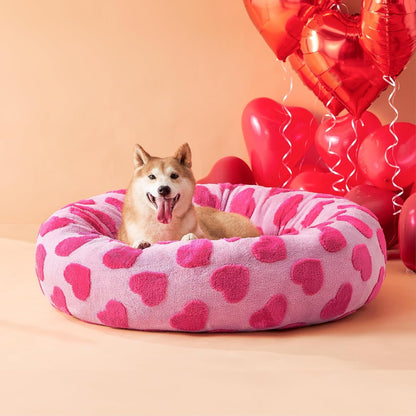LE SURE Donut Dog Bed – 7 Sizes, 5 Patterns