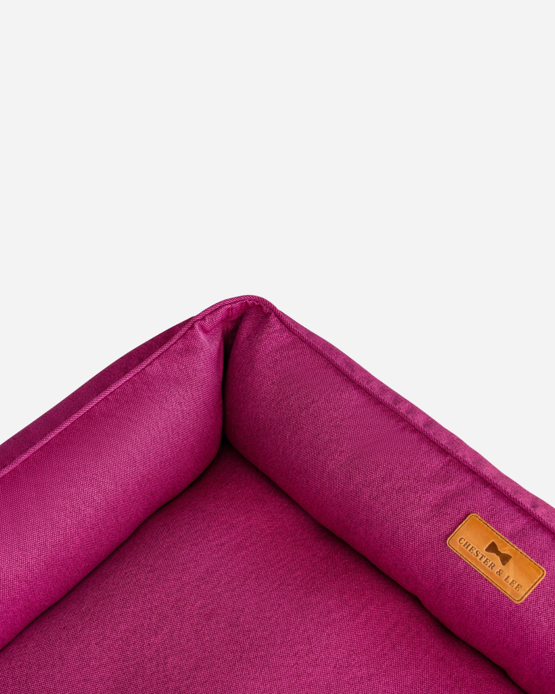 Cotton Sleeper Dog Bed Berry Pink