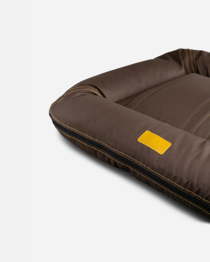 Waterproof Lounger Dog Bed Brown