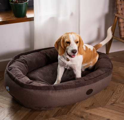 Cuddly Bagel Dog Bed