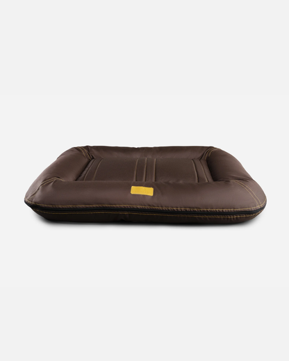 Waterproof Lounger Dog Bed Brown