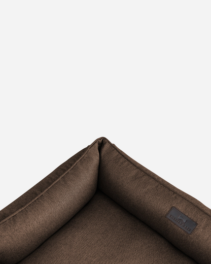 Cotton Sleeper Dog Bed Brown