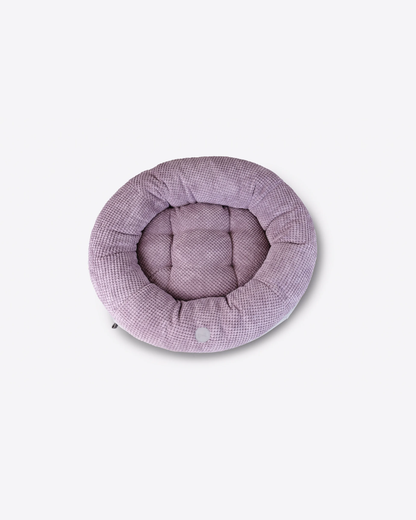 Light Pink Donut Dog Bed