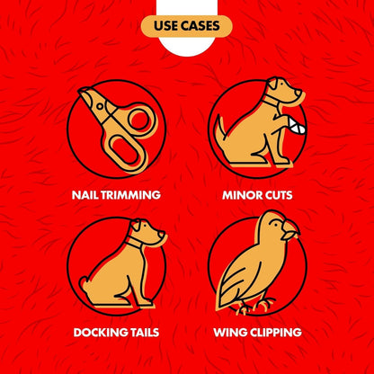 Kwik-Stop Groomers Kit for Dogs, Cats & Birds – Nail Care & Grooming Kit