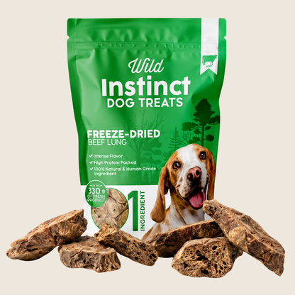 Freeze-Dried Beef Lung for Dogs