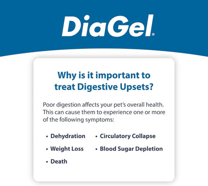 DiaGel Diarrhea Control Gel 3 ml Medium Dogs Digestive Upset Loose Stool Relief