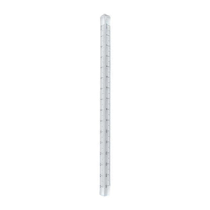 15cm Transparent Triangular Ruler, Durable High-Transparency PS Material