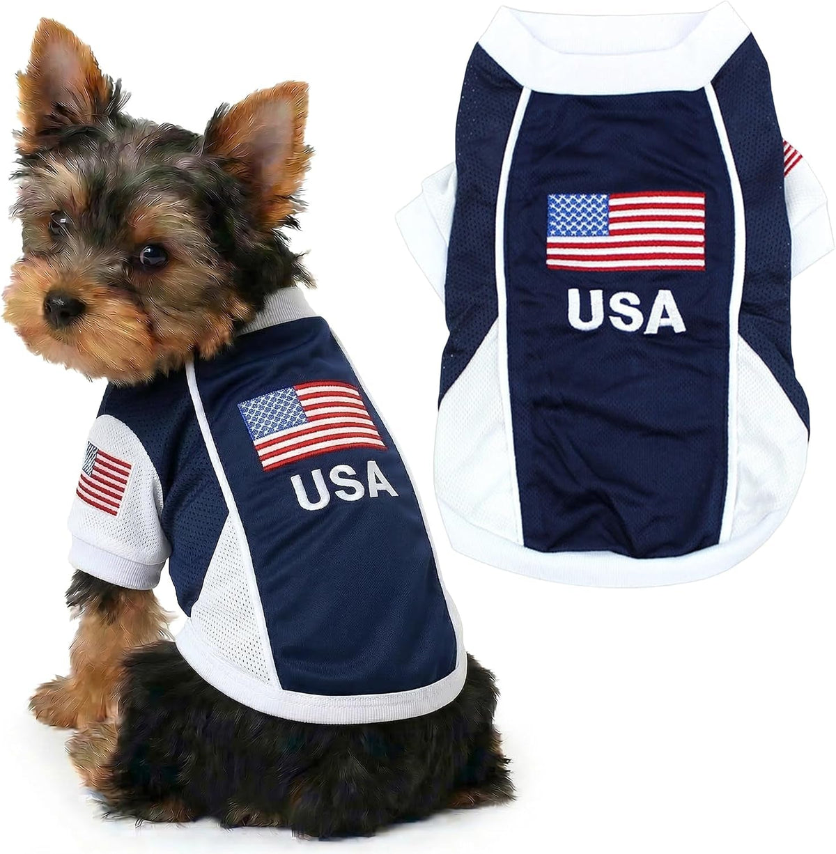 Parisian Pet Soccer Jersey for Dogs – Breathable Mesh Team Jersey, XS–5XL