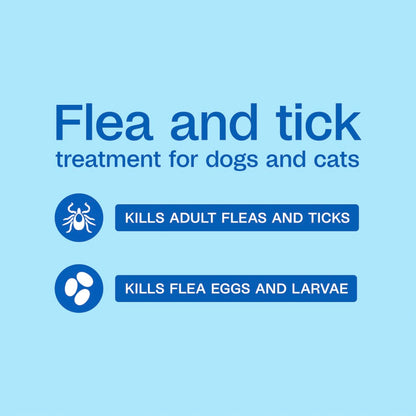 Adams Flea & Tick Spray for Dogs & Cats 16 oz. Kills Fleas Eggs Larvae Ticks