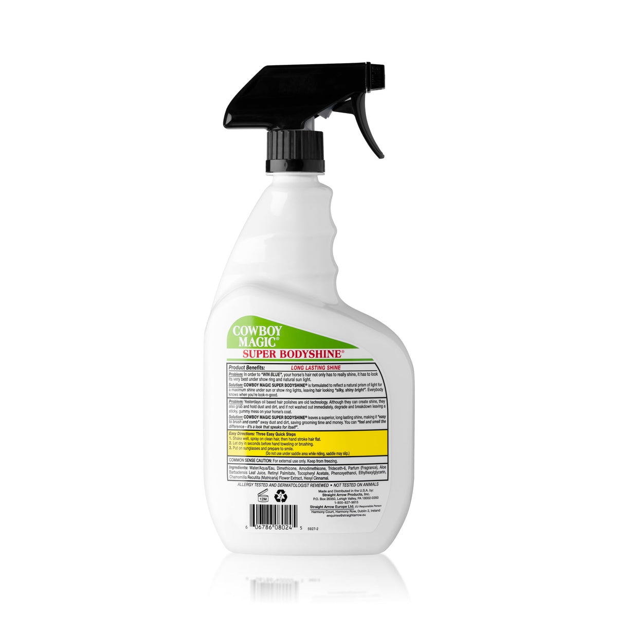 Super Bodyshine Horse Hair Detangler Cowboy Magic 32 oz.