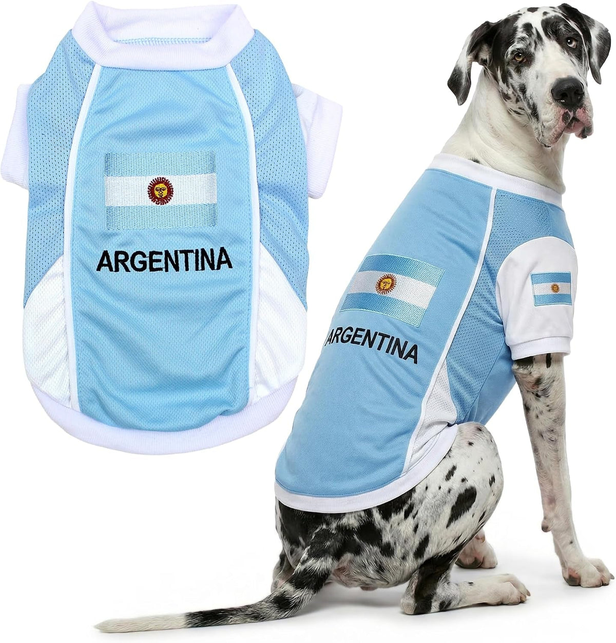 Parisian Pet Soccer Jersey for Dogs – Breathable Mesh Team Jersey, XS–5XL
