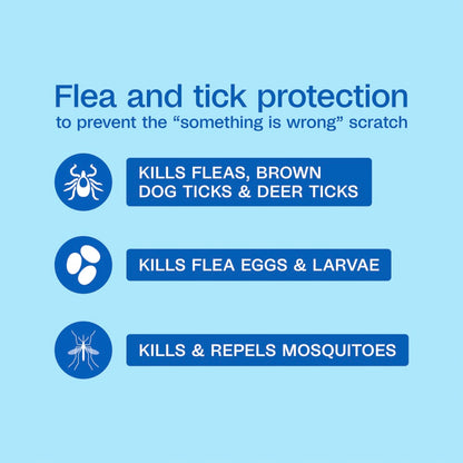 Adams Plus Flea & Tick Spot On 3 Doses 30 Day Control for Small Dogs 5-14lbs