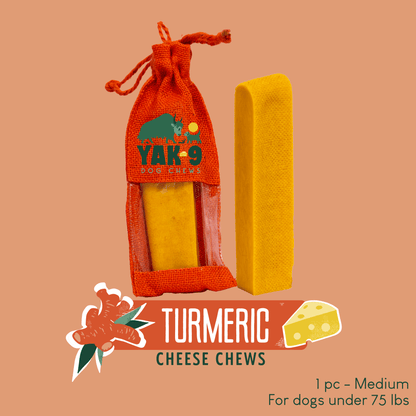 Turmeric Cheese Chews for Dogs