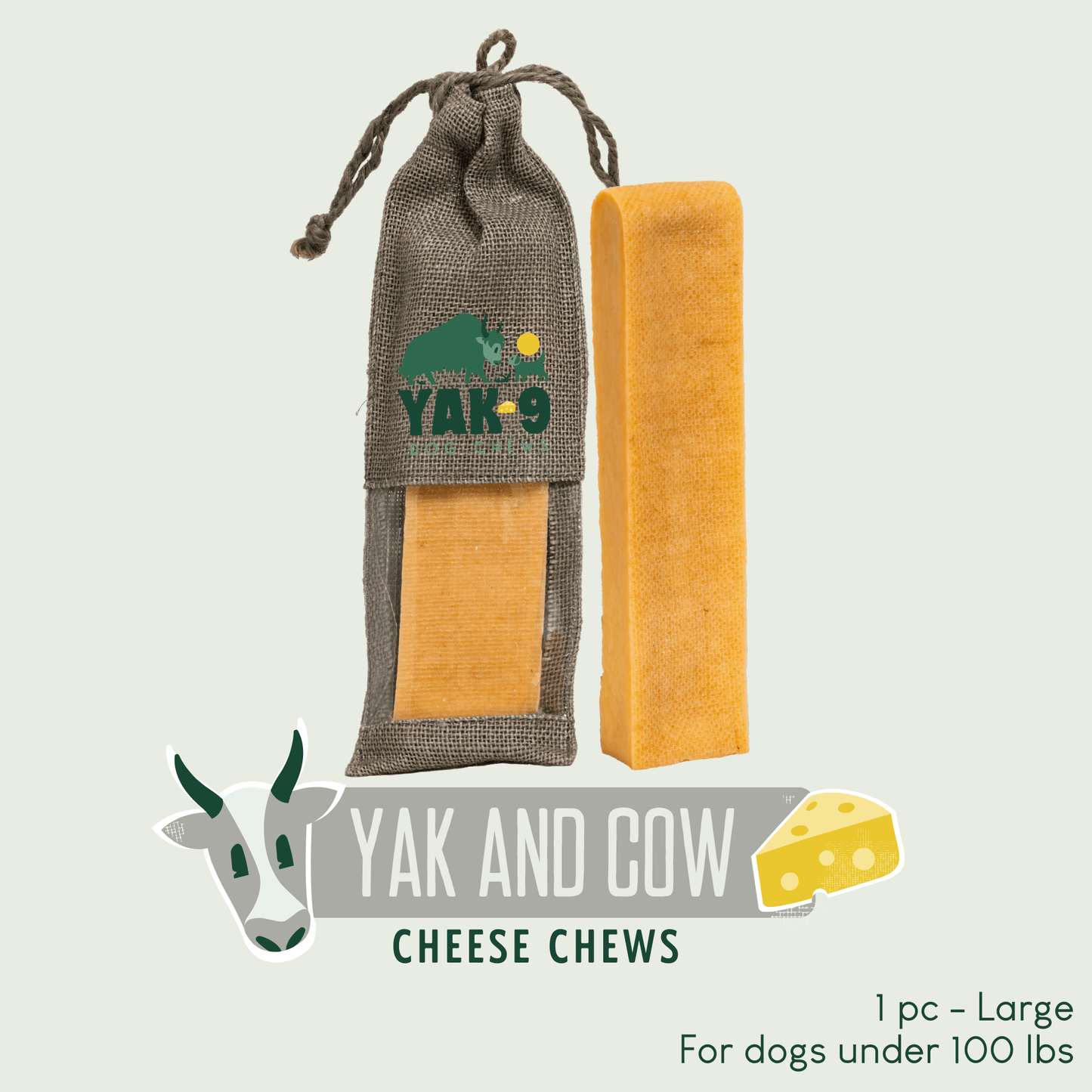 Yak and Cow Cheese Chews for Dogs