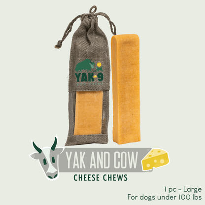 Yak and Cow Cheese Chews for Dogs