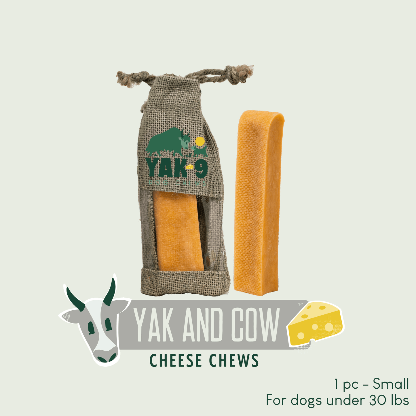 Yak and Cow Cheese Chews for Dogs
