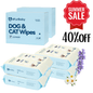 Plant-Based Pet Wipes for Dogs & Cats – Hypoallergenic, Gentle, Cleaning & Hydrating for Paws, Body & Butt – Daily Grooming Use – 400 Count
