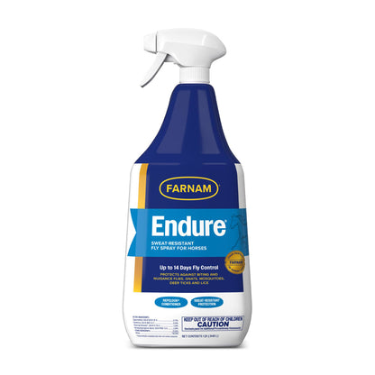 Endure Sweat Resistant Fly Spray For Horses 32 oz.