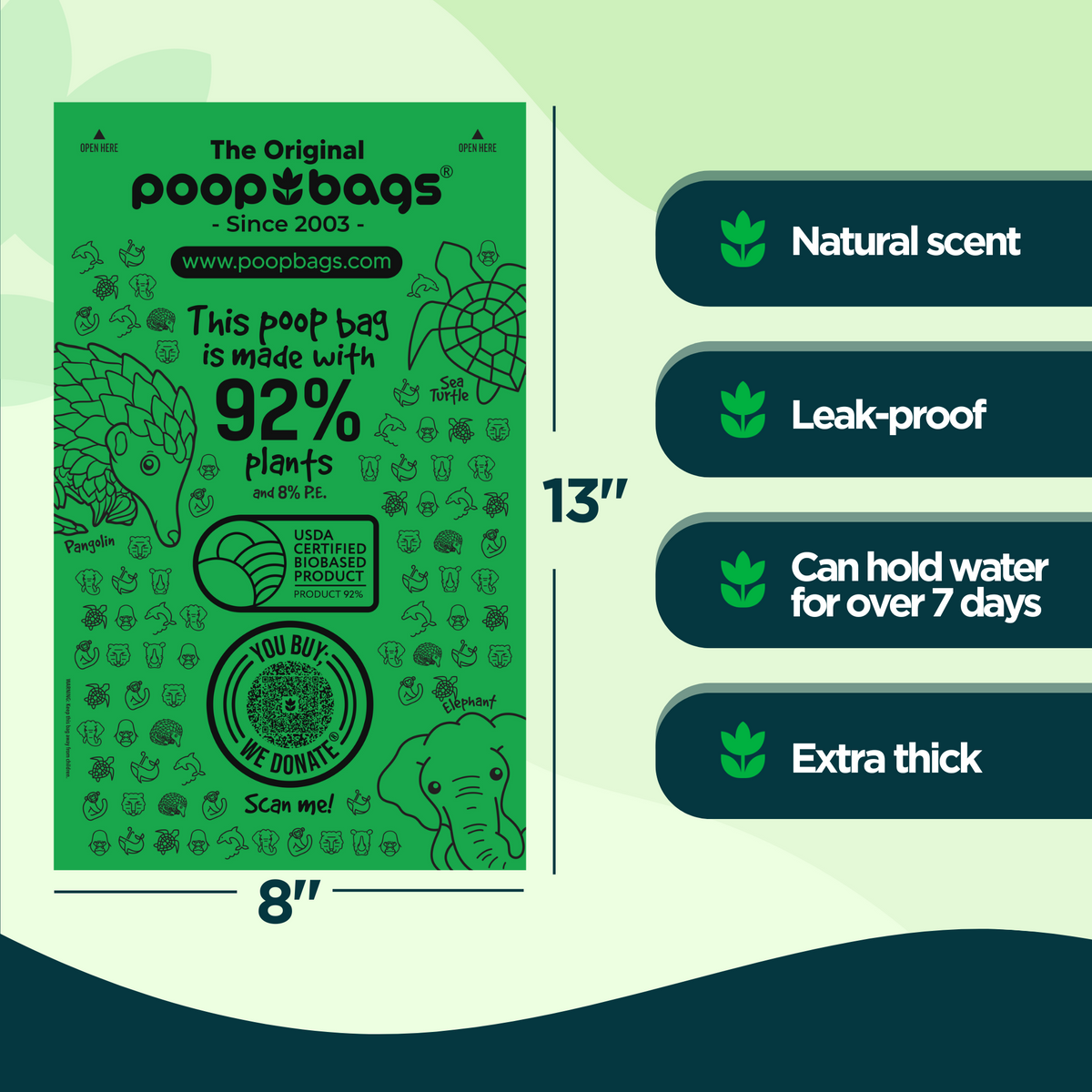 Wholesale Bulk Roll Poop Bags