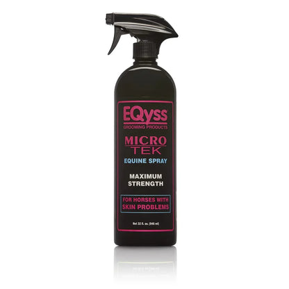 EQyss Micro-Tek Medicated Horse Care Bundle Shampoo and Spray Equine Grooming Set