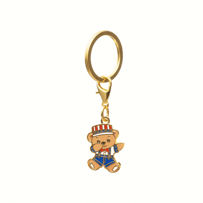 American Heart & Dabbing American Bear Pet Charm Set